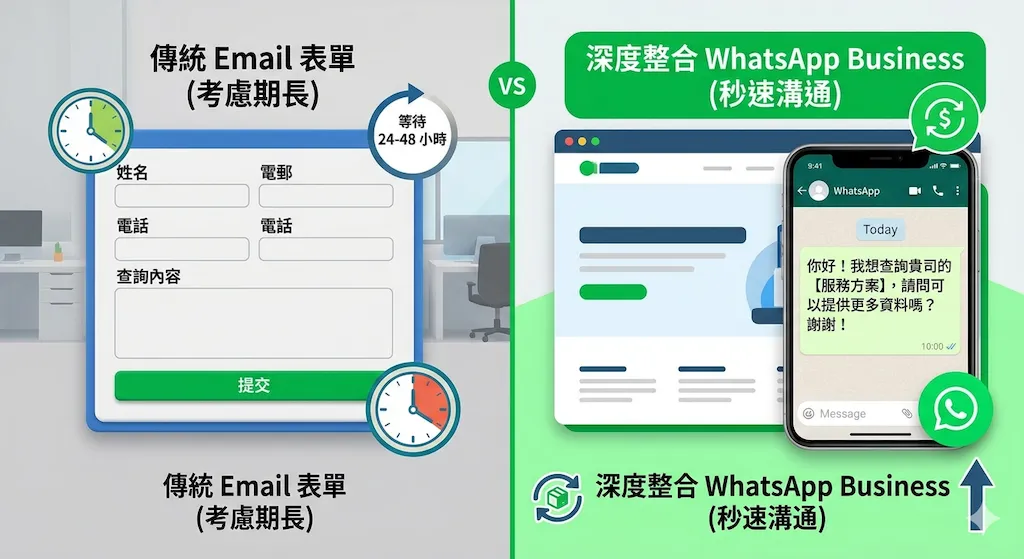 網頁整合 WhatsApp