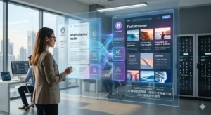 2026網頁設計趨勢-AI生成式使用者介面動態排版示意圖